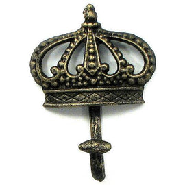 Antique Gold Crown Hook