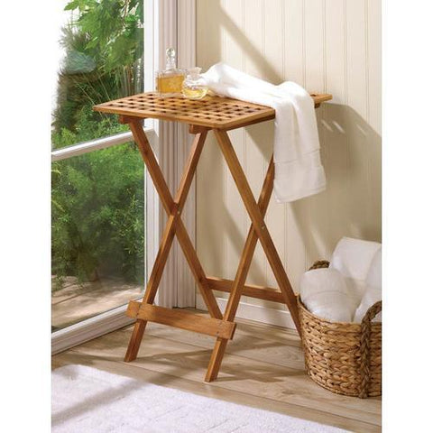 Wood Folding Tray Table
