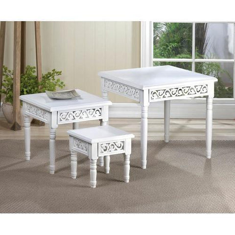Floret Nesting Accent Tables Trio