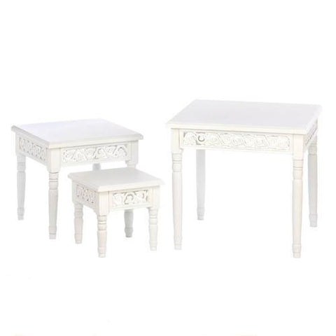 Floret Nesting Accent Tables Trio