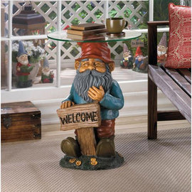 Garden Gnome Accent Table