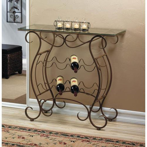 Vineyard Wine Rack Table