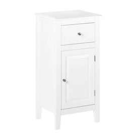 Lakefront White Side Table