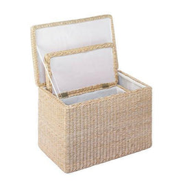 Natural Rush Nesting Storage Trunks