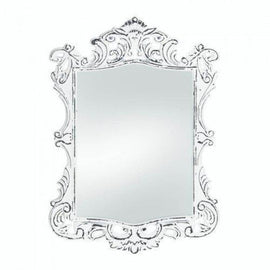 Regal White Distressed Wall Mirror (pack of 1 EA)