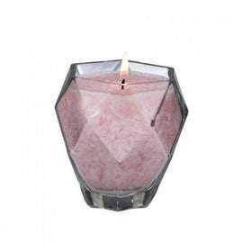 Rose Quartz Jewel Glass Candle (pack of 1 EA)
