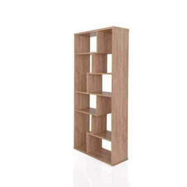 ACME Cora Cube Bookcase in Weathered Oak