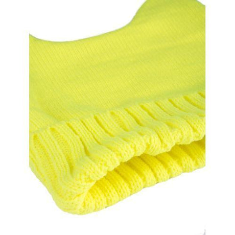 Yellow Devil Horn Beanie