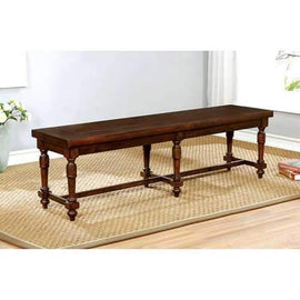 Griselda Transitional Bench, Brown Cherry