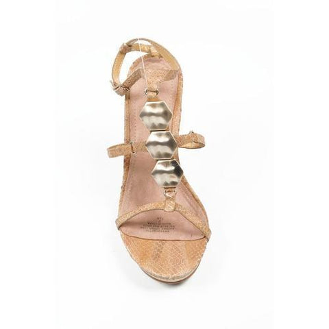 Beige 10 US - 41.5 EUR Nine West Womens Ankle Strap Sandal NWVENCENTIO DK NATURAL