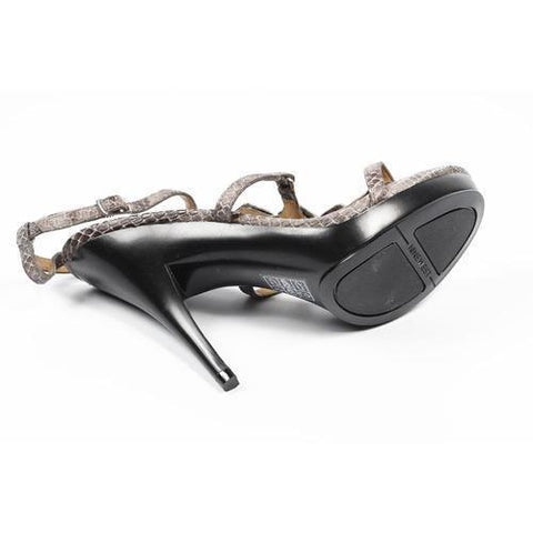 Taupe 10 US - 41.5 EUR Nine West Womens Ankle Strap Sandal NWVENCENTIO BROWN MULTI