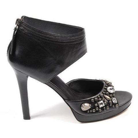 Black 5.5 US - 36 EUR Nine West Womens Sandal NWTANGLE BLACK