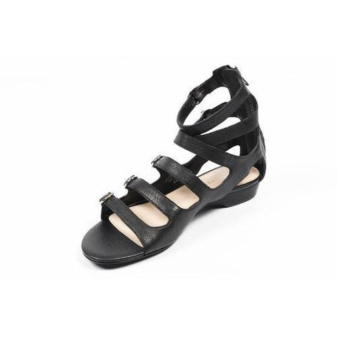Black 5.5 US - 36 EUR Nine West Womens Gladiator Sandal NWUSMAN BLACK