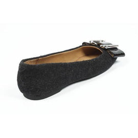 Dark Grey 5 US - 35.5 EUR Nine West Womens Ballerina NWLALIA DKGREY BLK