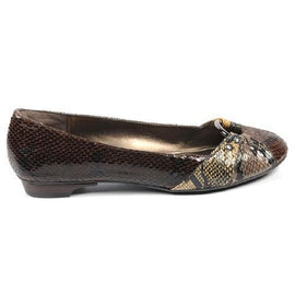 Multicolor 6 US - 36.5 EUR Nine West Womens Ballerina NWLIGHTNING BROWN MULTI