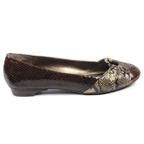 Multicolor 6 US - 36.5 EUR Nine West Womens Ballerina NWLIGHTNING BROWN MULTI