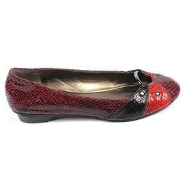 Multicolor 6.5 US - 37 EUR Nine West Womens Ballerina NWLIGHTNING DARK RED MULTI