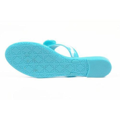 Light Blue 10 US - 41.5 EUR Nine West Womens Thong NWFLIRT TURQWHT TURQ