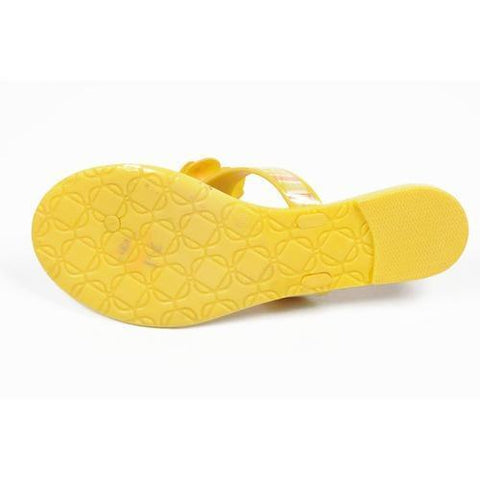 Yellow 6 US - 36.5 EUR Nine West Womens Thong NWFLIRT YELLM LTGRM