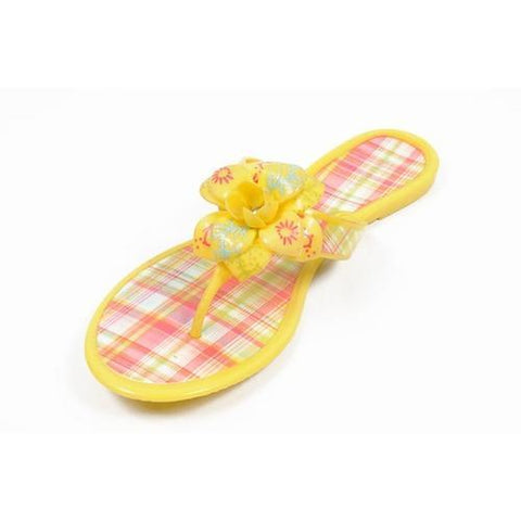 Yellow 6 US - 36.5 EUR Nine West Womens Thong NWFLIRT YELLM LTGRM