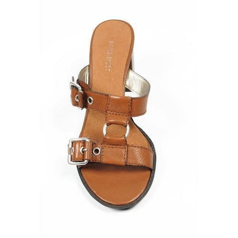 Brown 5.5 US - 36 EUR Nine West Womens Sandal NWTEWELS LIGHT BROWN