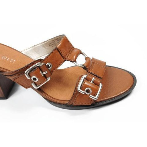 Brown 5.5 US - 36 EUR Nine West Womens Sandal NWTEWELS LIGHT BROWN