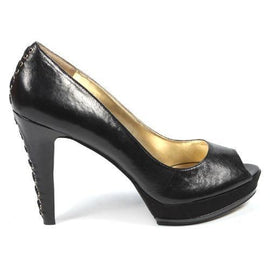 Black 10.5 US - 42 EUR Nine West Womens Pump Open Toe NWLILACIT BLACK