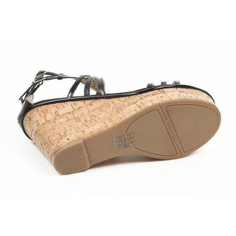 Black 10 US - 41.5 EUR Nine West Womens Espadrille Wedge Sandal NWROMANCING BLK MULTY