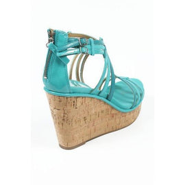 Light Blue 5.5 US - 36 EUR Nine West Womens Espadrille Wedge Sandal NWROMANCING TURQU MU Y