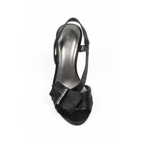 Black 10 US - 41.5 EUR Nine West Womens Slingback Sandal NWELSIA BLACK
