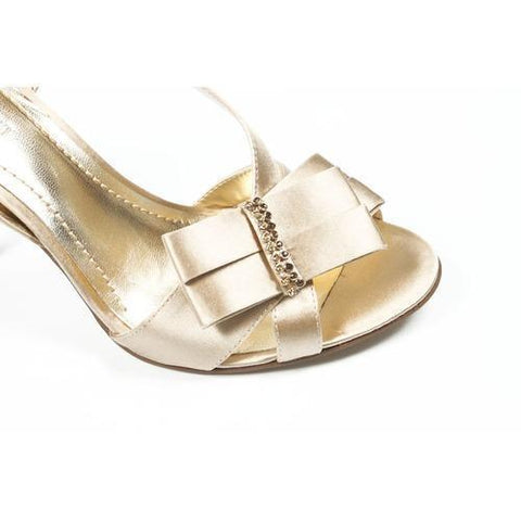 Gold 7 US - 37.5 EUR Nine West Womens Slingback Sandal NWELSIA LIGHT GOLD