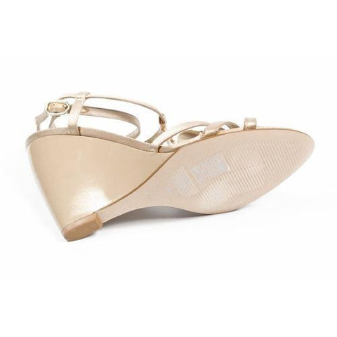 Light Grey 10 US - 41.5 EUR Nine West Womens Ankle Strap Wedge Sandal NWJUVELIE IVORY