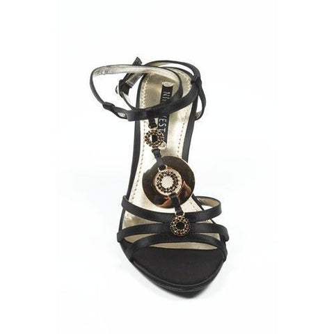 Black 10 US - 41.5 EUR Nine West Womens Ankle Strap Wedge Sandal NWJUVELIE BLACK