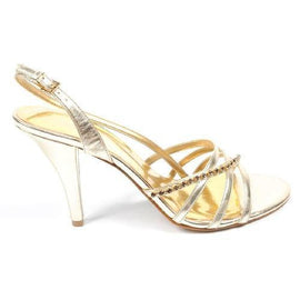 Gold 6 US - 36.5 EUR Nine West Womens Slingback Sandal NWMINERVA GOLD