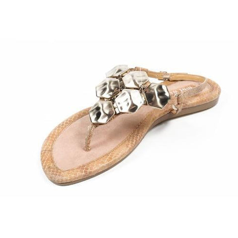 Beige 5 US - 35.5 EUR Nine West Womens Slingback Flat Sandal NWWALID DKNATUR MU