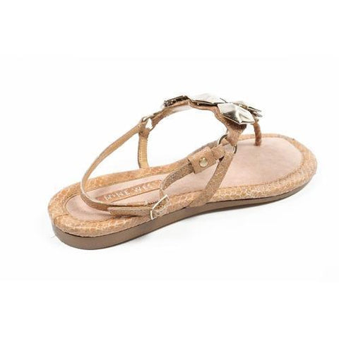 Beige 5 US - 35.5 EUR Nine West Womens Slingback Flat Sandal NWWALID DKNATUR MU
