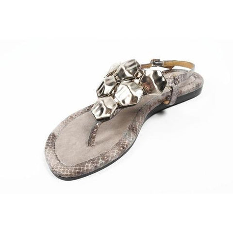 Taupe 6.5 US - 37 EUR Nine West Womens Slingback Flat Sandal NWWALID BROWN MULT