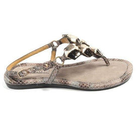 Taupe 6.5 US - 37 EUR Nine West Womens Slingback Flat Sandal NWWALID BROWN MULT