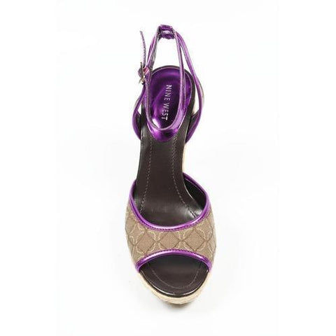 Multicolor 9 US - 40 EUR Nine West Womens Ankle Strap Sandal NWCISCOANN MPNK MNAT