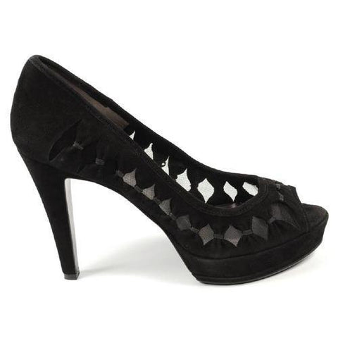 Black 9.5 US - 41 EUR Nine West Womens Pump Open Toe NWLEEWAY BLACK