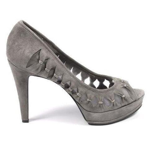 Grey 9.5 US - 41 EUR Nine West Womens Pump Open Toe NWLEEWAY GREY