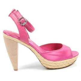 Fuxia 10 US - 41.5 EUR Nine West Womens Ankle Strap Sandal NWCASTING MDPNK MPNK