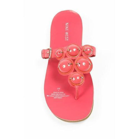 Coral 5.5 US - 36 EUR Nine West Womens Thong NWWALMER MEDPNK MEORA