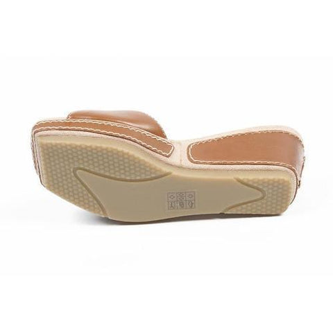 Brown 5 US - 35.5 EUR Nine West Womens Flatform Sandal NWZOILO DK NATURAL
