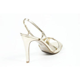 Gold 9.5 US - 41 EUR Nine West Womens Slingback Sandal NWREEDY SILVER
