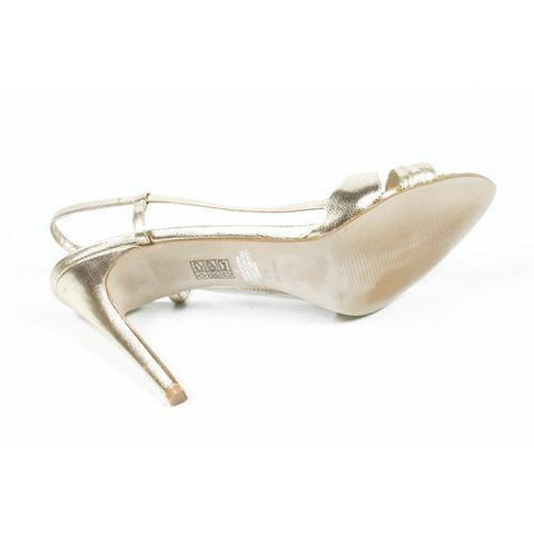 Gold 9.5 US - 41 EUR Nine West Womens Slingback Sandal NWREEDY SILVER