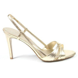 Gold 9.5 US - 41 EUR Nine West Womens Slingback Sandal NWREEDY SILVER