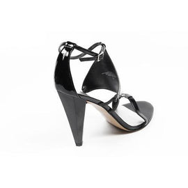 Black 10 US - 41.5 EUR Nine West Womens Ankle Strap Sandal NWDONTLIE BLK SILVER