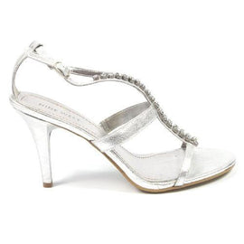 Silver 9.5 US - 41 EUR Nine West Womens Ankle Strap Sandal NWJAZZY SLVR