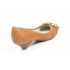 Camel 6 US - 36.5 EUR Nine West Womens Heeled Ballerina NWUPGRADEYA LIGHT NATU